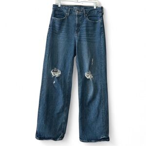 Old Navy Wide Leg Ripped Jeans